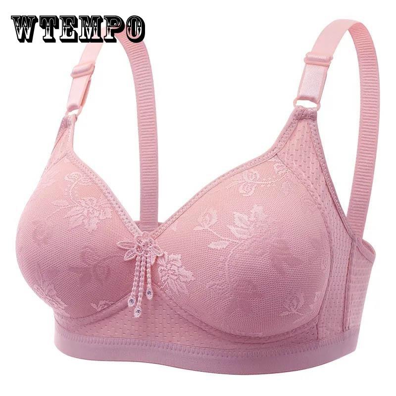Large Size Thin No Steel Ring Breathable Bra Gathering Comfortable