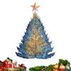 Christmas Decorative Glass Sticker Holiday Party Atmosphere Scene Layout Star Christmas Tree Window Sticker Electrostatic Window