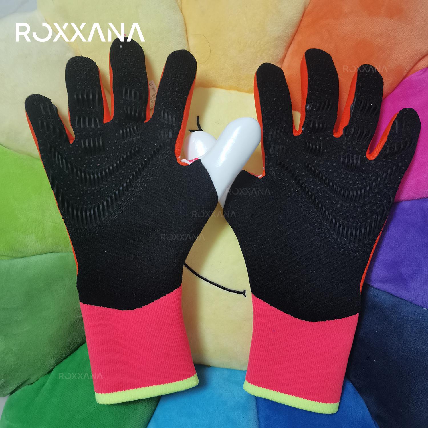 

ROXXANA Профессиональные футбольные вратарские перчатки Прочный латекс Износостойкие Вентилируемые Ударопрочные Юношеские Взрослые Спортивные Тренировочные Матчевые 10