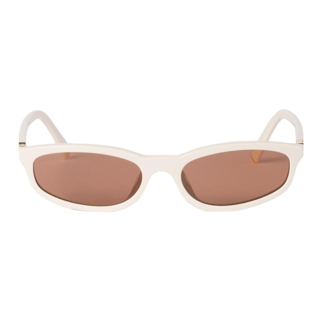 

Miu Miu Logo Acetate Irregular Frame Sunglasses Women sunglasses Beige SMUA06E21DC054-FE90Q F,Beige