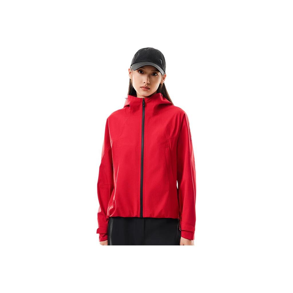 Anta Training Series Storm Armor Sports Casual Hard Shell Simple Solid Color Hooded Windproof Waterproof Water-Repellent Breathable Jacket 162537602-3