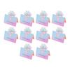 Holiday Blessing Card 10Pcs 3D Bouquet Greeting Card, Thank You Best Wishes Folding Floral Note for Mother's Day Father's