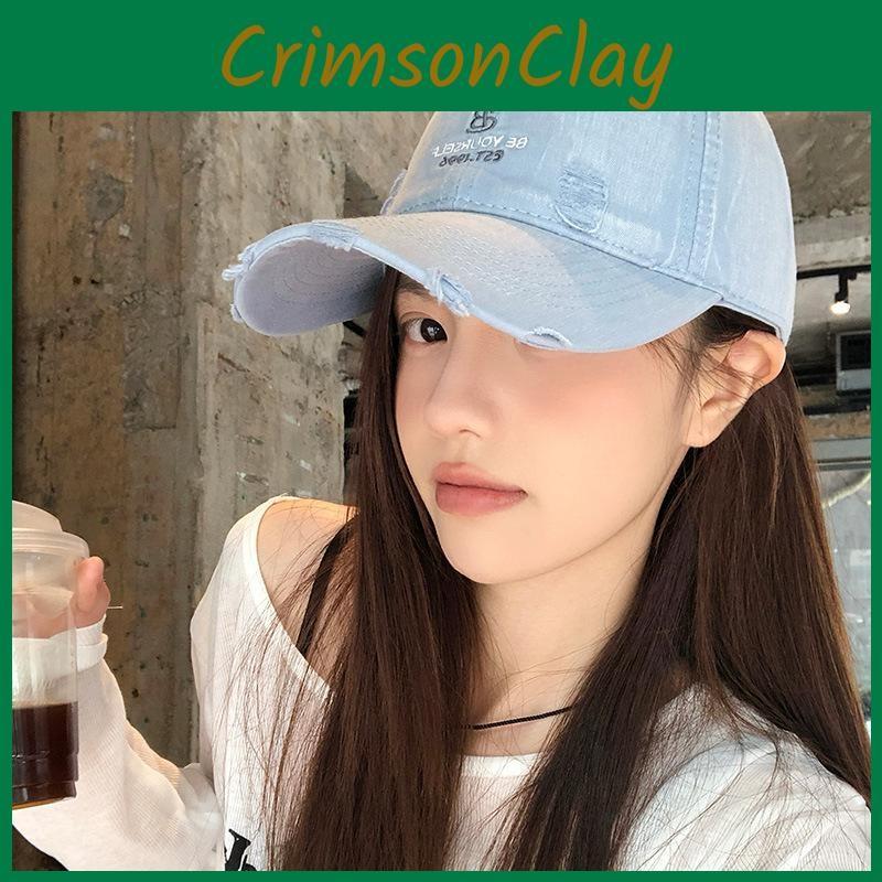 Style Popular Korean Distressed Baseball Hat For Women Great For Summer Spring