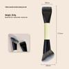 Dual-Ended Foundation and Contour Brush: Multi-Functional Professional Makeup Tool for Blush, Powder, and Contouring.