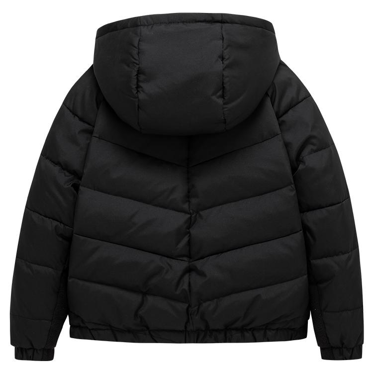 Nike Windproof Thermal Thickened Fleece Lined Campus Students' Party Korean Style Hooded Short Coat Down Jacket (Unisex) Down Jackets