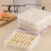 Compact Multi-Layer Refrigerator Storage Box for Dumplings & Food Preservation