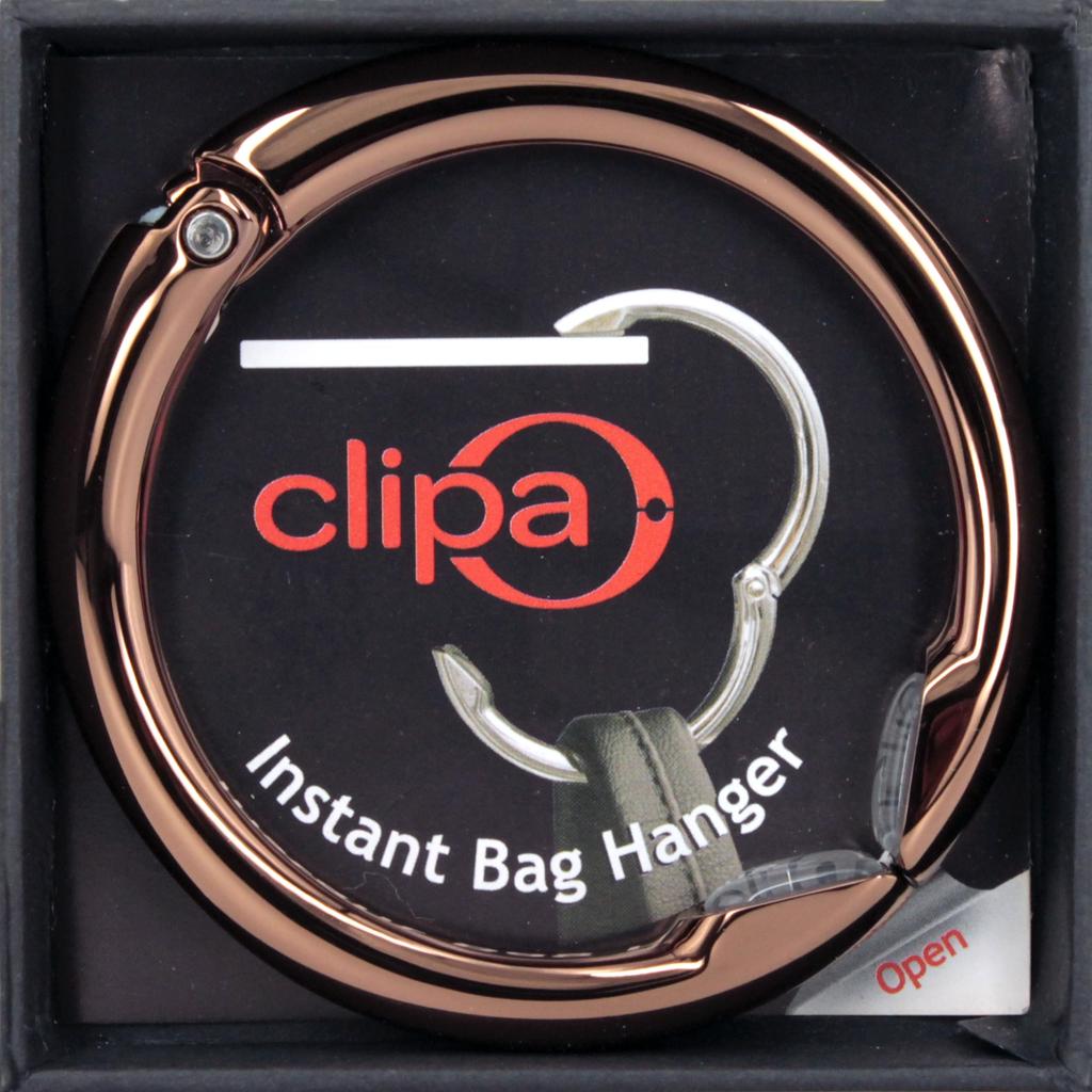 Clipa 2 Purse Hanger, Polished CopperRose Gold, 2016 [Used], Bronze