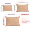 Blue Red White Classic Striped Pillowcase Pillow Cover Peach Skin Rectangular Bed Pillow Cover Modern Bedroom Bedding Decor 1 Pc