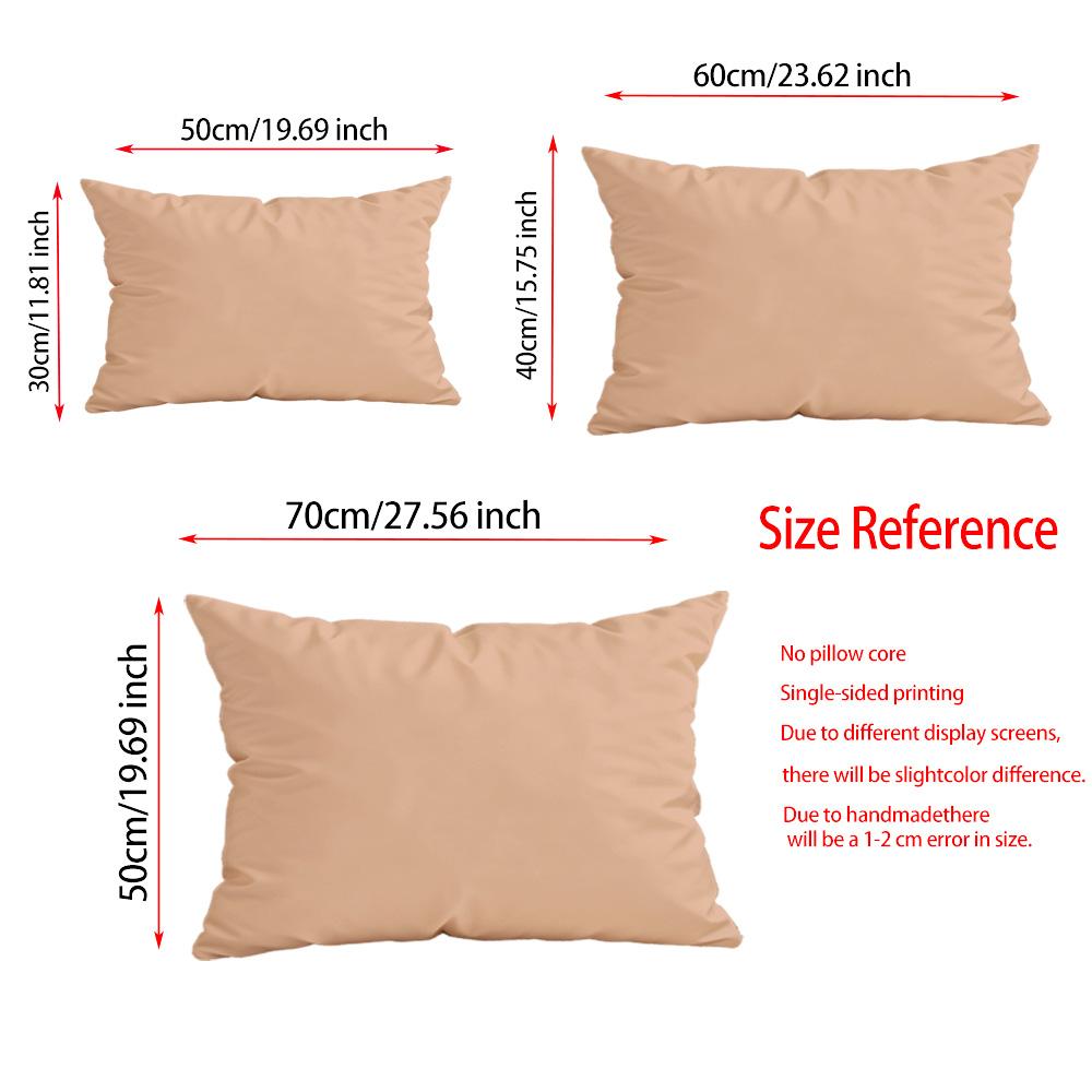 Blue Red White Classic Striped Pillowcase Pillow Cover Peach Skin Rectangular Bed Pillow Cover Modern Bedroom Bedding Decor 1 Pc