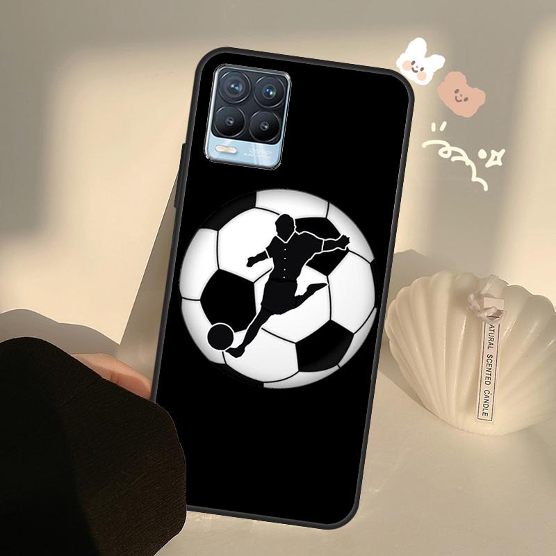 Football Soccer Ball Case For Realme GT7 Pro GT6 C65 C67 C61 C53 C55 C51 C25 C63 C71 C75 11 12 13 14 15 Pro Plus