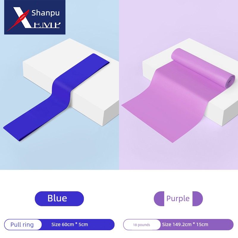 

Elastic Band A1zo81-yoga Elastic Band Open Shoulder Exercise Arm Practice Back Tension Training Fitness Men and Women Stretch Pull ring blue + elastic band 18 pounds purple