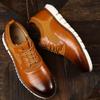 Fashion Mens Slip-On Casual Shoes Lightweight EVA Sole Comfortable Durable Non-Slip Business Office Walking Sneakers Breathable Footwear