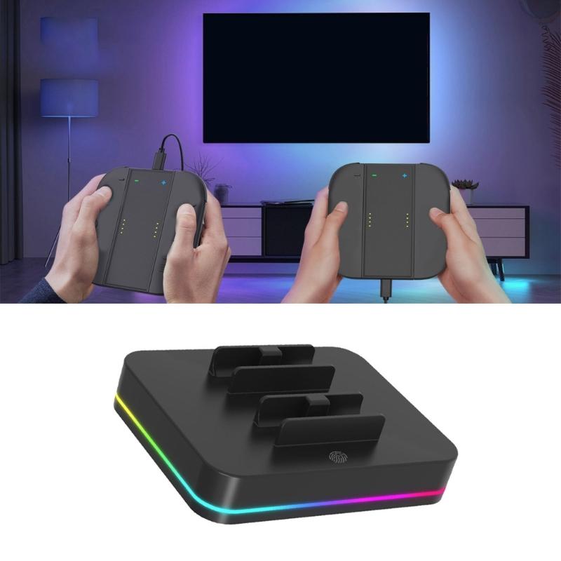 Multi Handle Charging Station for NS2 Gamepad Simultaneous 4 Controller Charging AL Chip Technology
