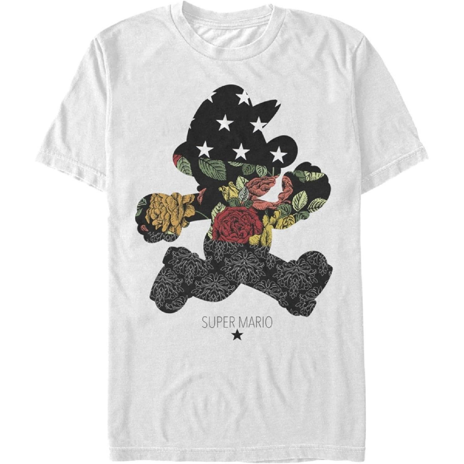 Nintendo Mens Dark CutT-Shirt XXXXXL белый