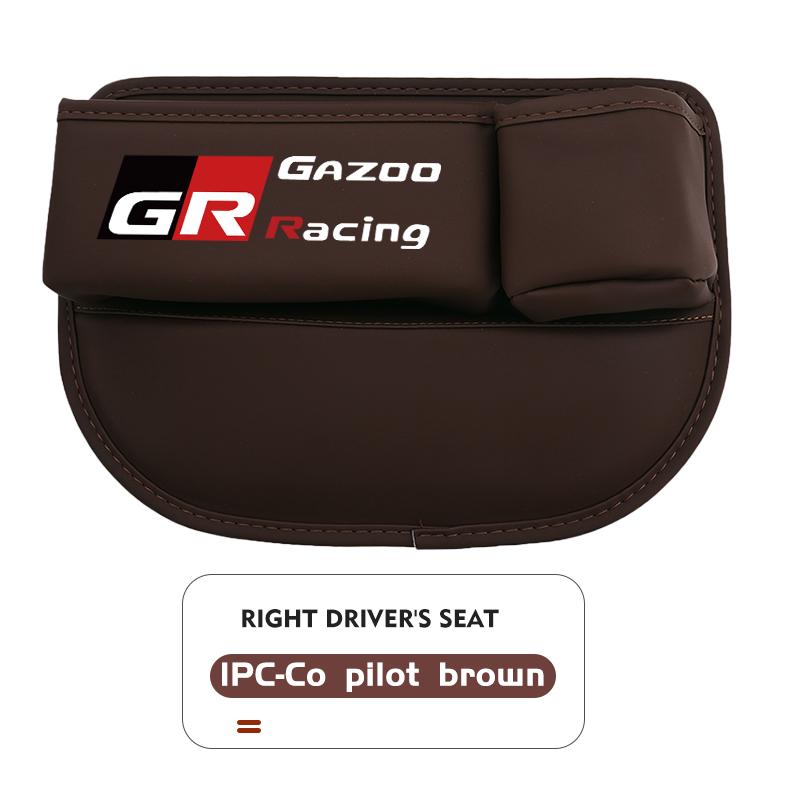 Car Seat Gap Storage Box Leather Organizer with Cup Holder For Toyota Crown GR GM Corolla YARIS Auris C-HR Hilux Vios Prius