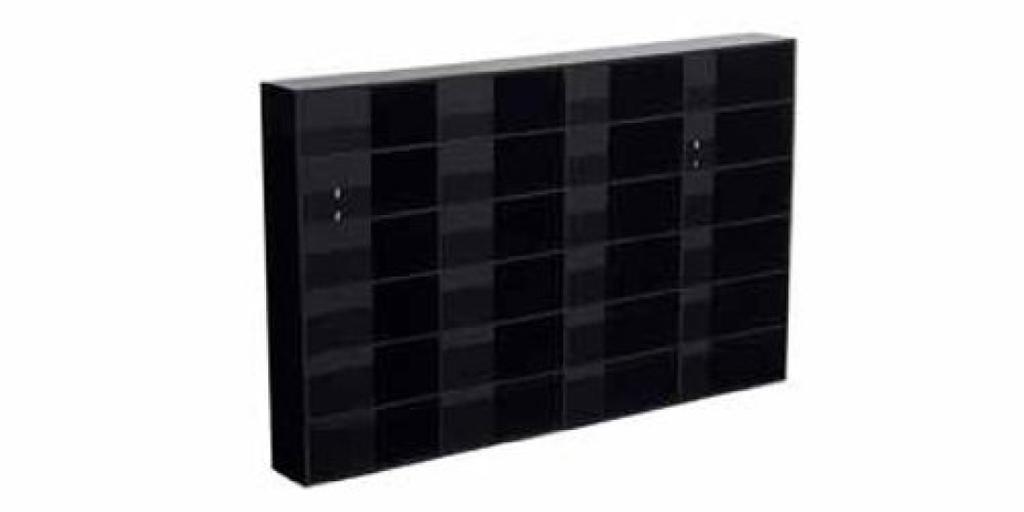 AUTOartDESIGN Display case scale x 24 units No sliding door Completed product 1/43 (black)