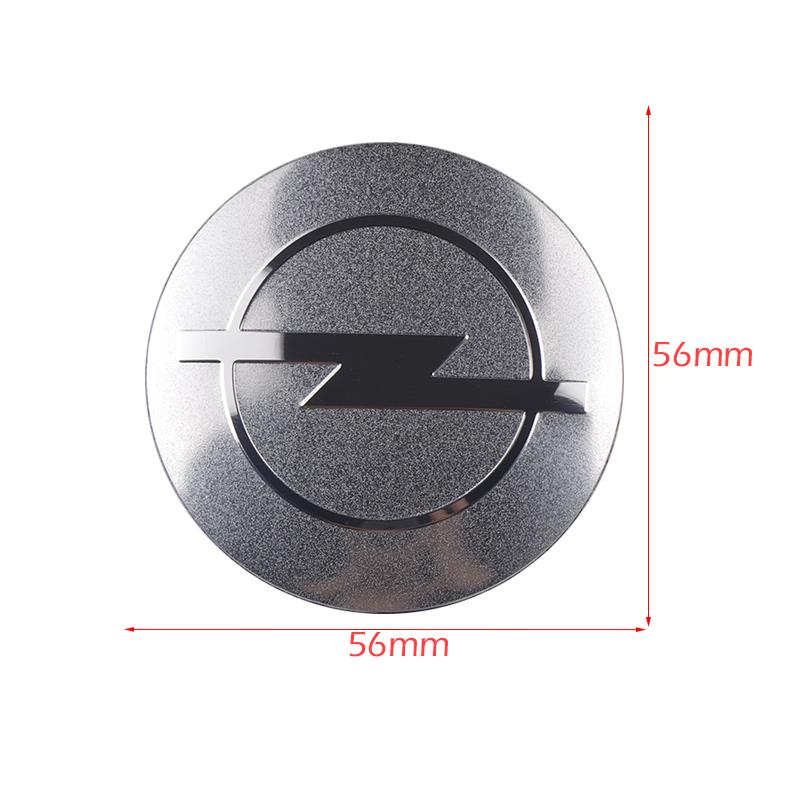 4Pcs 56/60MM Car Styling Aluminum Wheel Center Hub Cap Stickers For Opel Corsa Astra Insignia OPC Corsa Mokka Vectra Accessories
