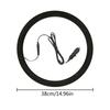 Winter Heating Steering Wheel Cover Non-slip for DC 12V Quick Warmer Rapid Heat Soft Suede Cover Auto Winter Accessories