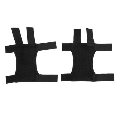 2 Pcs Forearm Crutch Pads Non Slip Breathable Adjustable Forearm Crutch Hand Grip Covers Black