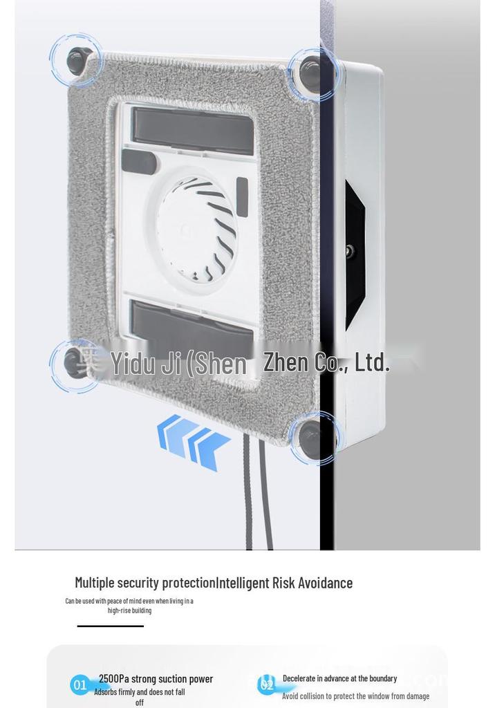 Smart Double-Sided Automatic Window Cleaning Robot for High-Rise and Outdoor Glass