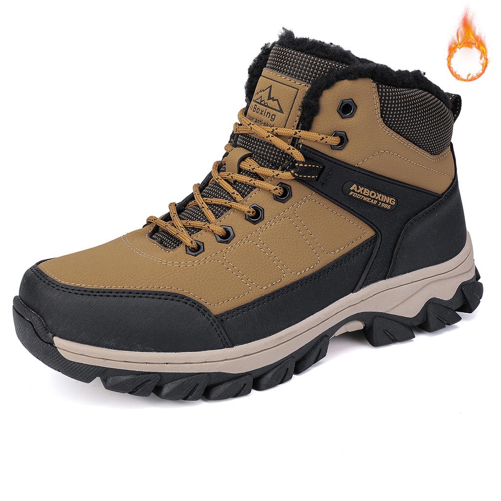 TUINANLE Men Women Hiking Boots Winter Warm Fleece Waterproof Outdoor Trekking Climbing Athletic Sport