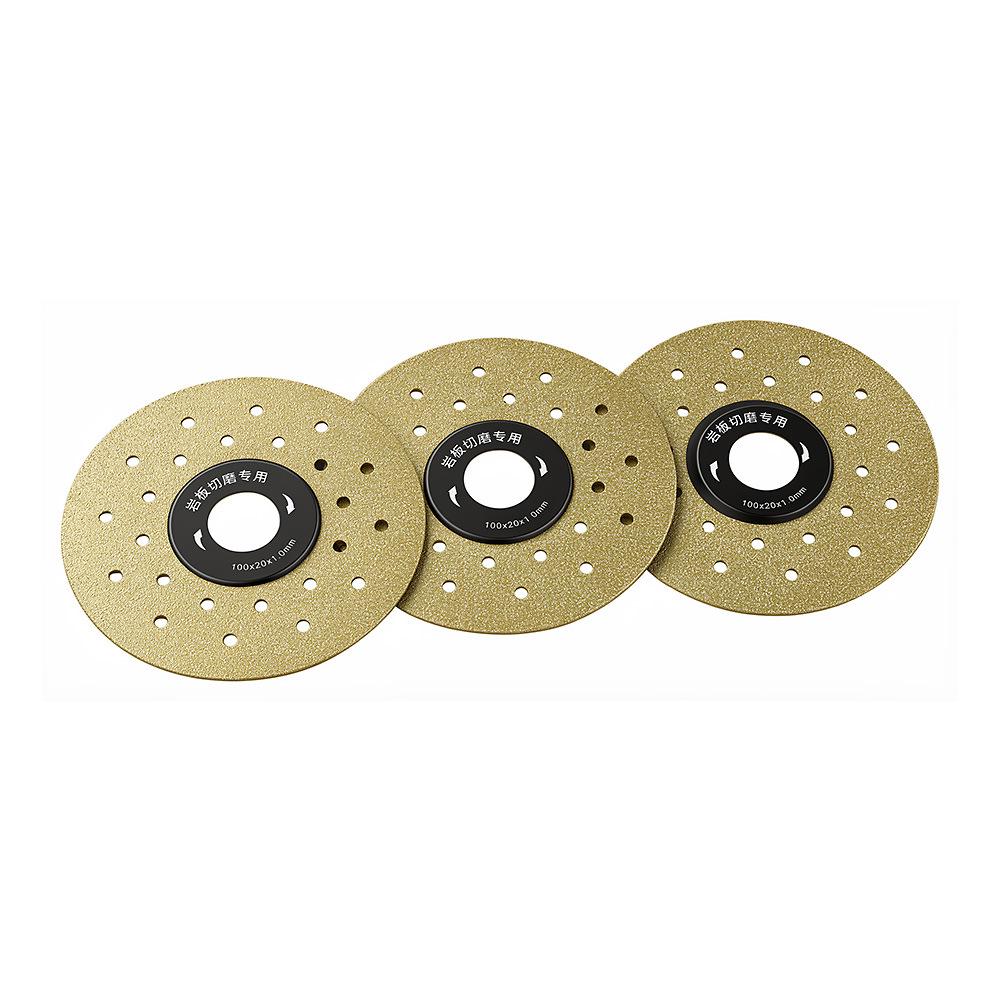 Angle Grinder Dual-Use Disc for Slate and Tile Cutting, 45° Chamfering, and Grinding