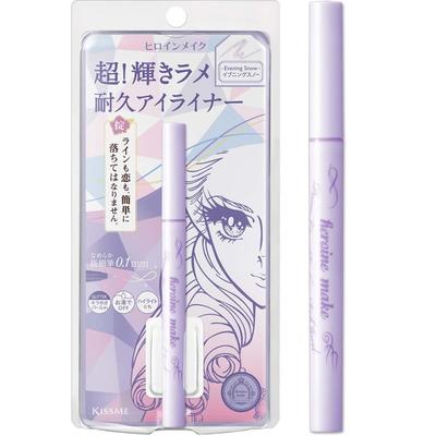 Heroine Make SP Prime Liquid Rich 08 Evening Color Liner Eyeliner, Jewel, Snow, 0.5mL, Glitter,