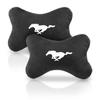 For Ford D258 Car Neck Pillows Both Side For Head Pain Relief Filled Fiber Car Pillow For Ford Mustang GT SHELBY Auto Accessories