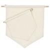 New Nordic Blank Cotton Brooch Pin Badge Holder Hanging Wall Display Banner Flag Kids Room Decoration