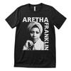 Officially Licensed Aretha Franklin Portrait Mens T-Shirt