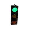 Circular Flashing Strong Magnetic Traffic Light Refrigerator Magnet Pegboard Magnetic Suction Decoration Miniature Light-Up Toy