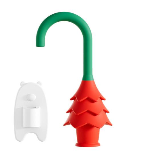 Security Key Card Silicone Door Stopper Christmas Tree Shape Baby Safety Anti-Pinch Design Door Guard