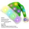 Qiaochi Christmas Decoration Plush Luminous Led Christmas Hat Santa Hat Christmas Supplies
