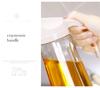 Automatic Opening Closing 600/630ML Glass Oil Bottle Dispenser for Oil Vinegar Honey Olive Kitchen Container