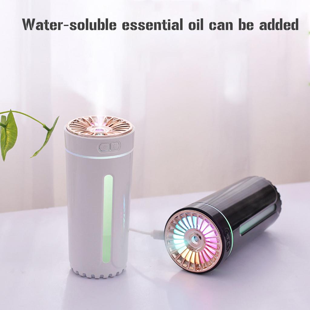 USB Air Purifier Lighting and Spray Modes Vehicle Aromatherapy Machine Colorful Night Light 30db Mute Humidification Equipment
