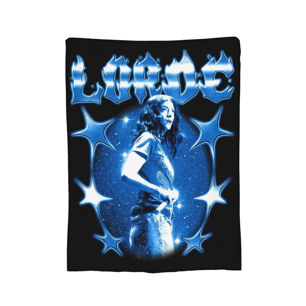 Singer Lorde Blanket Fleece Decoration Multi-function Ultra-Soft Throw Blankets for Bed Travel Bedspreads