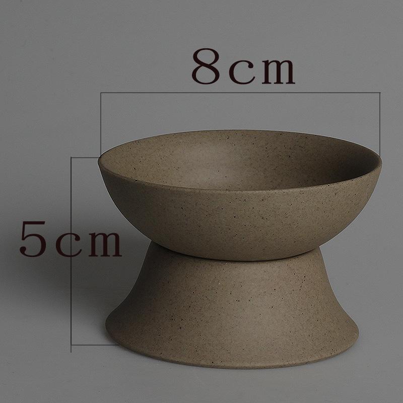 

Coarse Pottery Tea Leakage Ceramic Retro Tea Filter Filter Rack Teaset Accessories Kungfu Teaset Home and Office Tea Maker