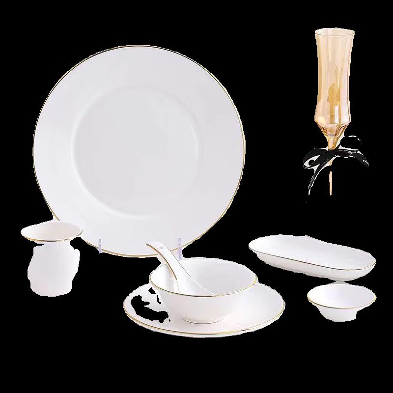 European Style Thickened Ceramic Tableware Set