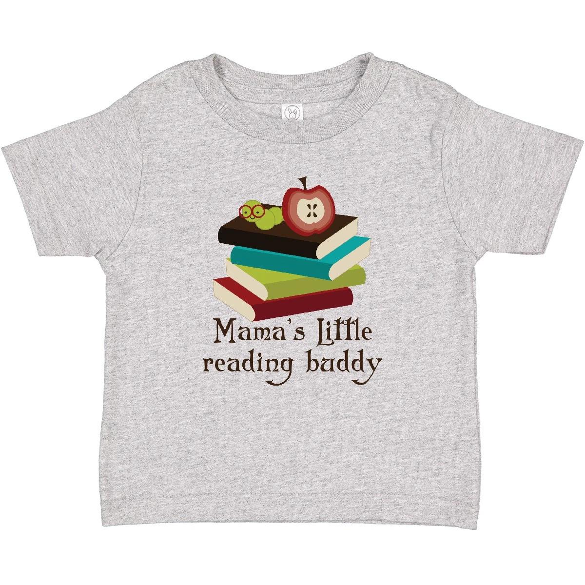 Inktastic Mamas Little Reading Buddy Bookworm Baby T-Shirt Future Reader Books 130