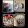 LED Bicycle Wheel Light Auto On Off Rechargeable Waterproof Front Tail Hub Lamp for Night Road Cycling Safety