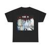 Unisex košile Bavlna Oversize Velká velikost RADIOHEAD KID A Vintage Unisex Černé Bavlněné Tričko s Krátkým Rukávem 2 strany