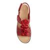 2024 Summer Women's Wedge Heel Peep Toe Floral Sandals, European & American Style, Plus Size 43, Hollow Out Design & Comfortable Fit