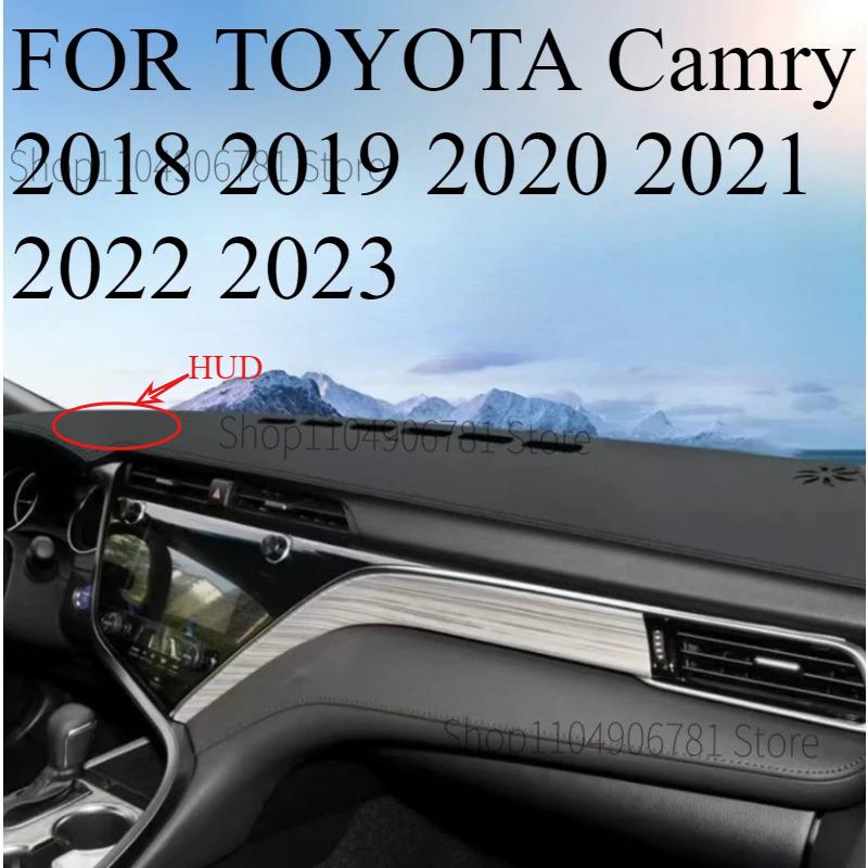 Car Dash Mat Dashmat Dashboard Mat Cover Sun Shade Dash Board Cover Carpet AccessoriesFOR TOYOTA Camry HUD 2018-