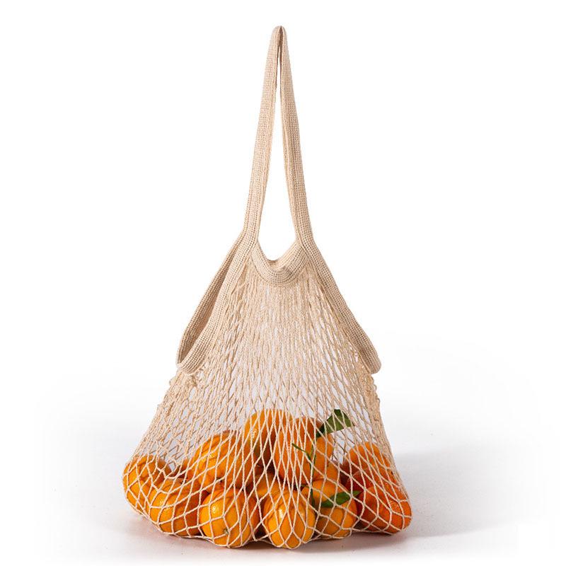 

Eco-Friendly 100% Cotton Mesh Bag for Shopping, Toys Storage, and Fruits