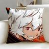 anime World Trigger Cushion Cover Soft  EasyWash Pillow Case  Versatile for Couch Bed Travel and Office