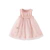 David & Bella Girls Pink Mesh Princess Dress
