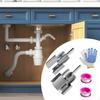 2 Pieces Tube Threader Internal External ,1/2'' 3/4'', Accessories Hardware Threading Tool for