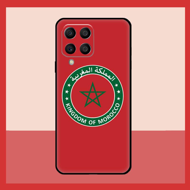 Morocco Flag Coat Of Arms Case For Samsung Galaxy M11 M31 M14 M34 M54 M12 M32 M52 M15 M13 M06 M16 M36 M56 M53 M35 M55