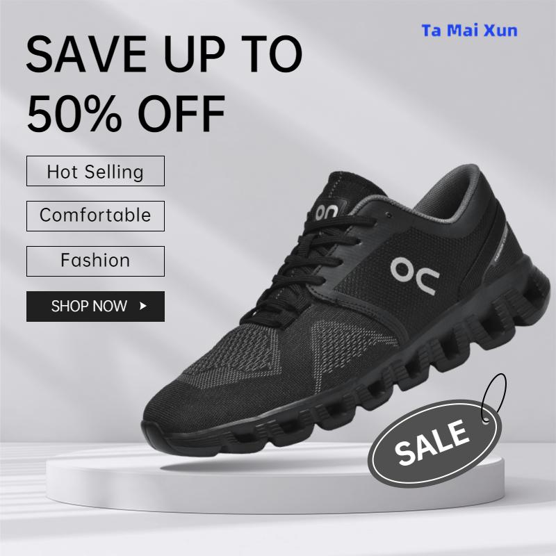 

All seasons Men Running Shoes Marathon Outdoor Ultralight Cushioning Mens Casual Jogging shoe sneakers Aerobic exercise trainers 40 чорний