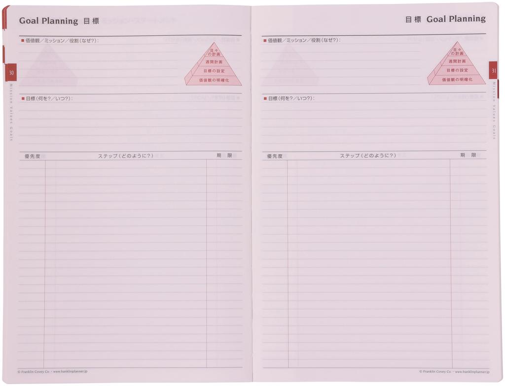 A5 Franklin Planner 1 Page Per Starts January Burgundy 86308 Organizer, Day, PVC, 2025,
